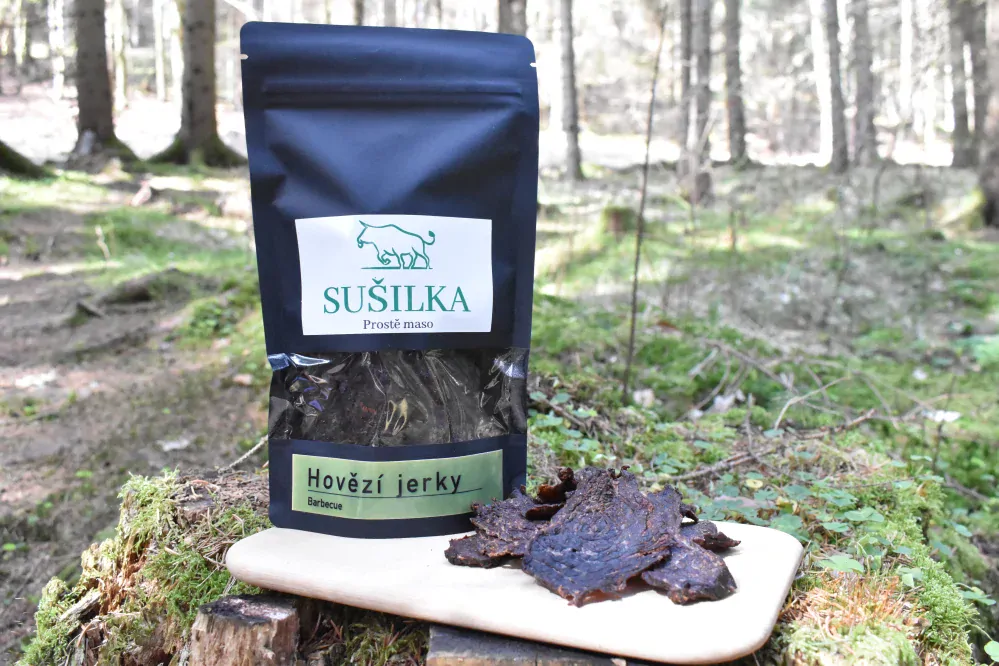 Hovězí jerky barbecue